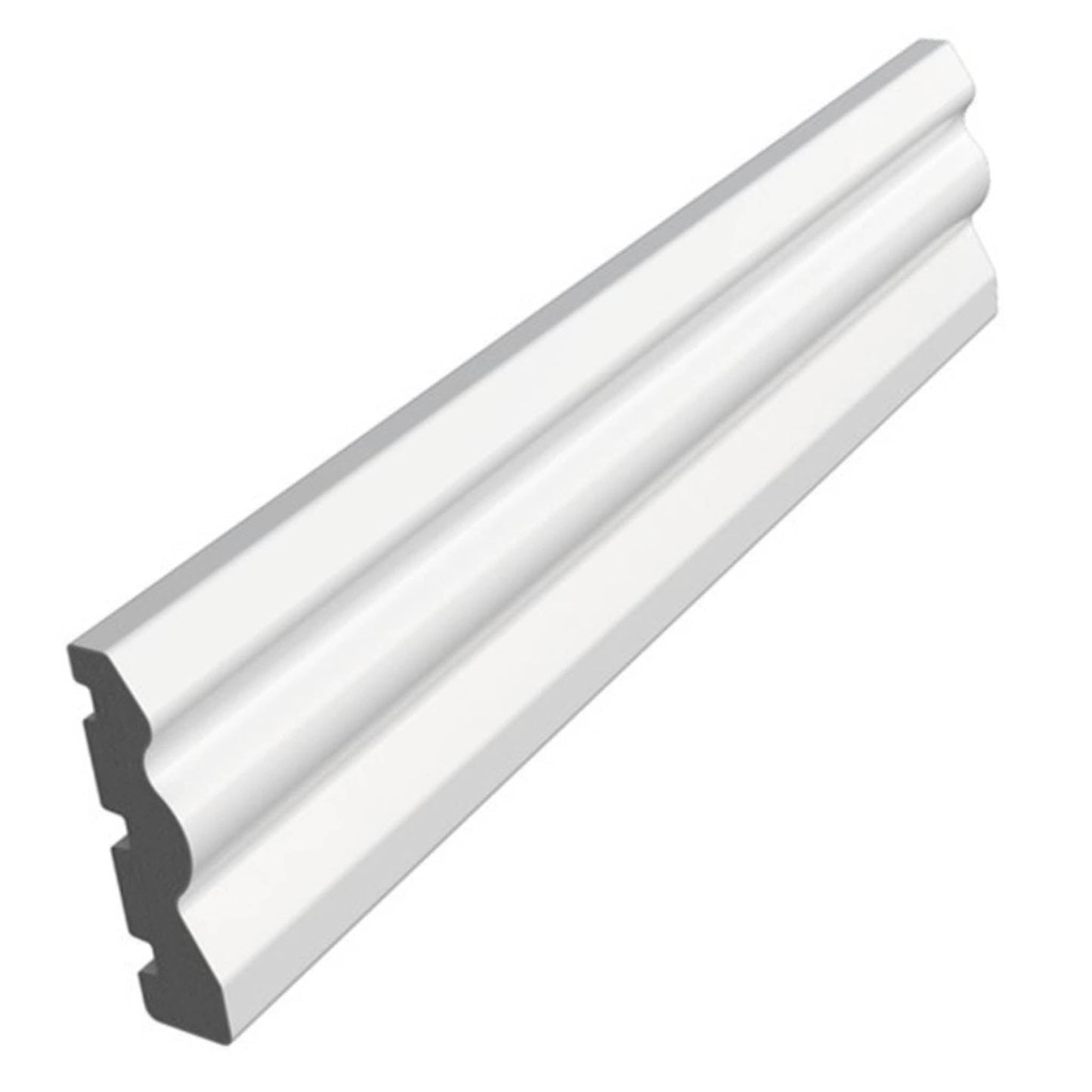 Ogee PVC Door Architrave Surround White 70mm - 5.3 Metre - Transtools Online