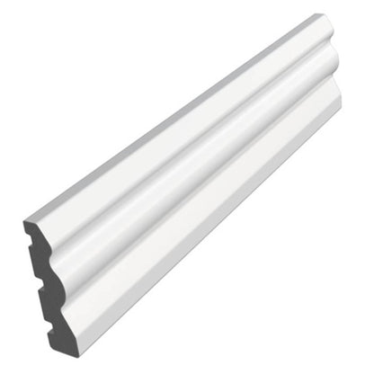 Ogee PVC Door Architrave Surround White 70mm - 5.3 Metre - Transtools Online
