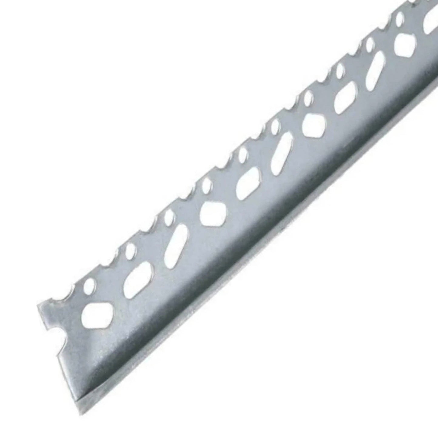 PERFORATED PLASTERING STOP BEAD 3MM STEEL - 8 FOOT / 2.4 METRE - Transtools Online