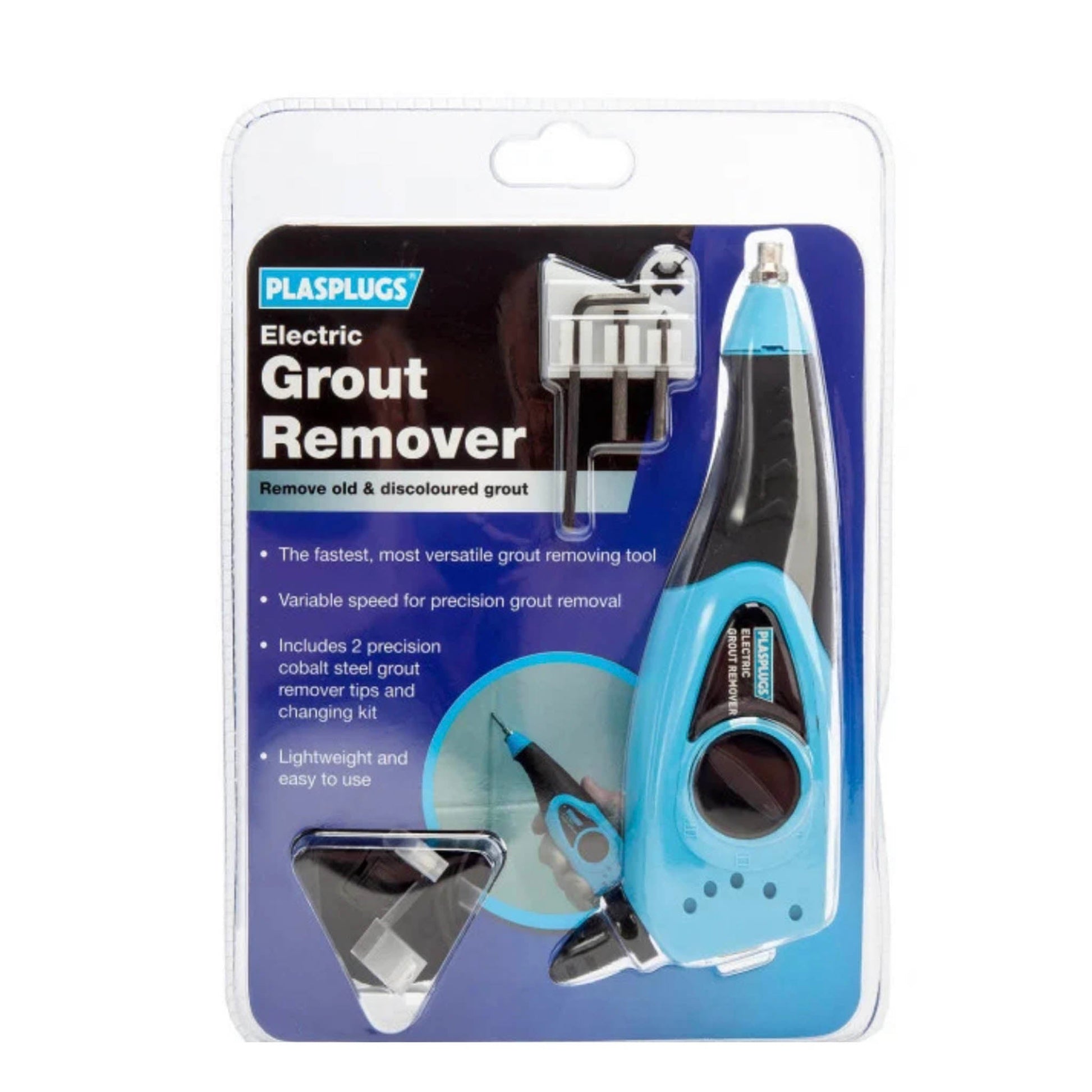 Plasplugs Electric Grout Removal Tool - 240 Volt - Transtools Online