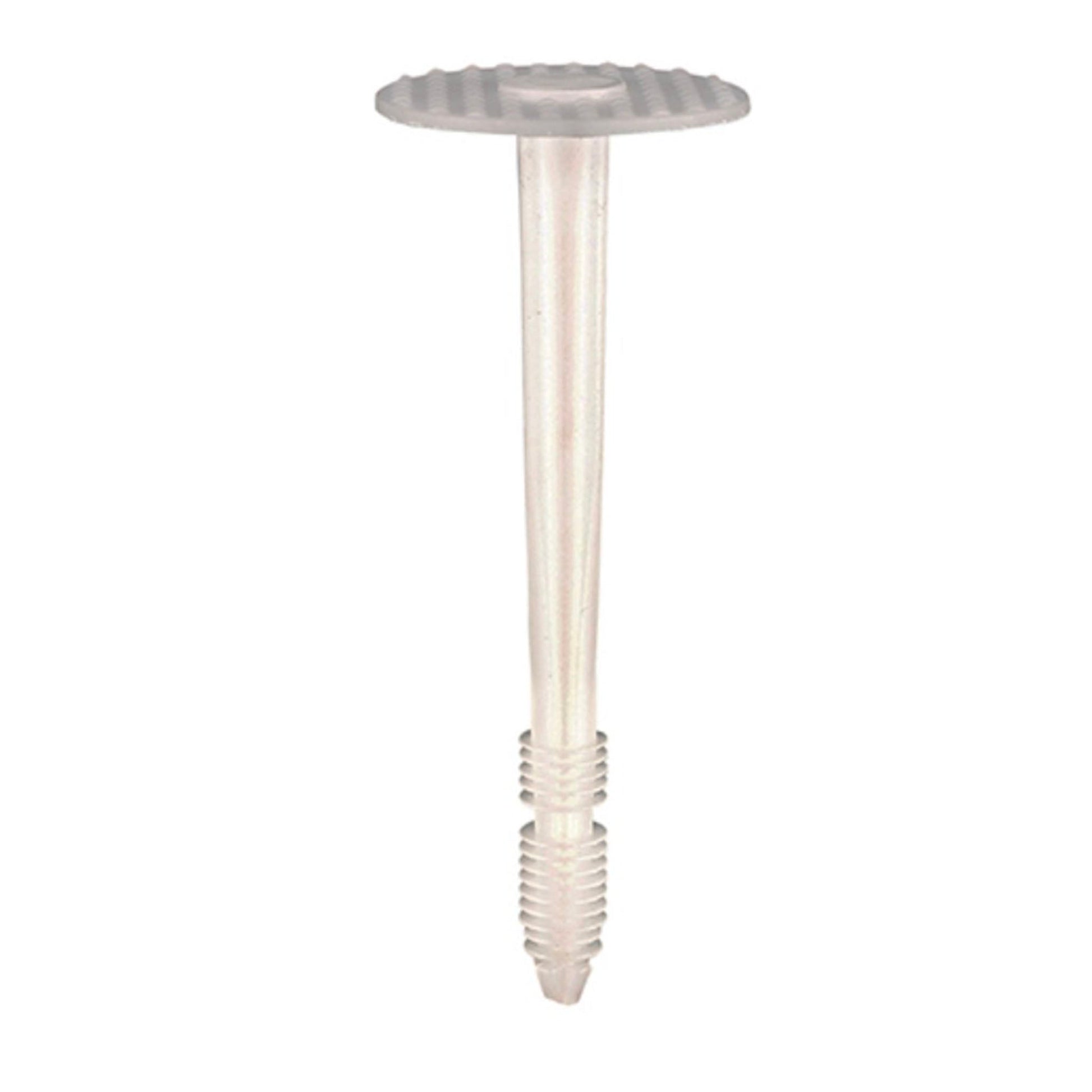 Plastic Insulation Fixings White 100 Pack