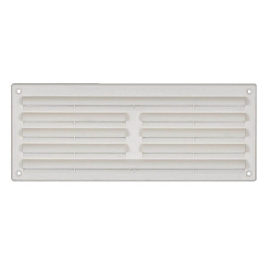 Plastic Louvre Grille Vent With Fly Mesh 6in x 3in - Transtools Online