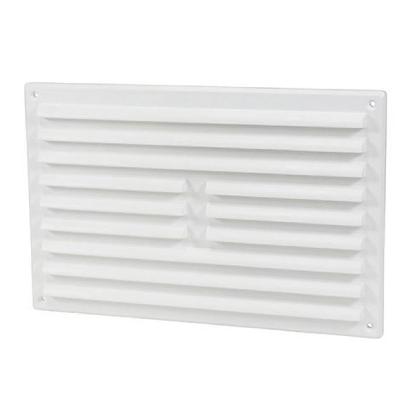 Plastic Louvre Grille Vent With Fly Mesh 9in x 6in - Transtools Online