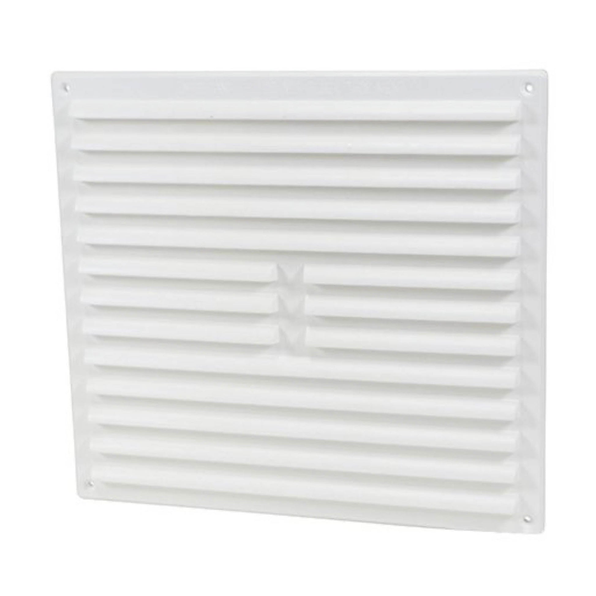 Plastic Louvre Grille Vent With Fly Mesh 9in x 9in - Transtools Online
