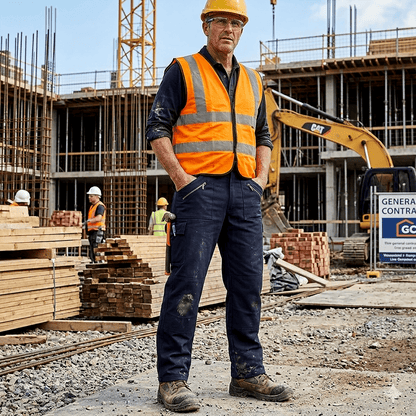 Portwest Action Work Trousers Navy Blue S887