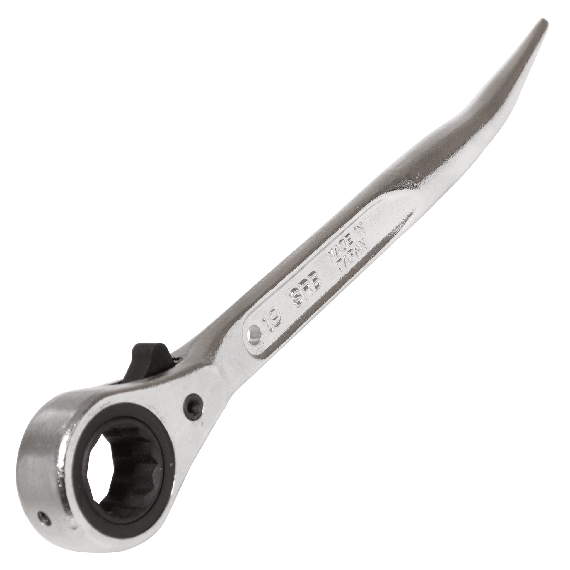 Priory 604 Reversible Ratchet Scaffold Podger Spanner 19mm and 21mm