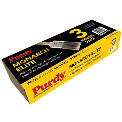 Purdy Monarch Elite Paint Brush Set - 3 Piece - Transtools Online