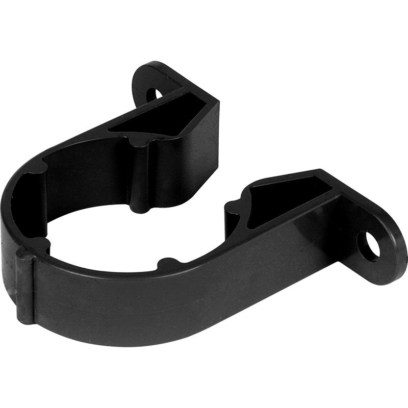 PUSH FIT / SOLVENT WELD WASTE PIPE BLACK CLIP - 40MM - Transtools Online