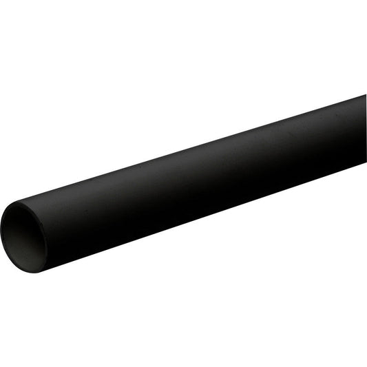 PUSH FIT WASTE PIPE BLACK 40MM - 3 METRE - Transtools Online