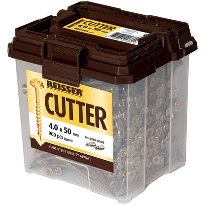 REISSER CUTTER SCREWS 4MM X 50MM - 900 TUB - Transtools Online