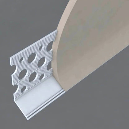 Render Plastic Bell Coat Cast Bead White 10mm x 2.5 Metre