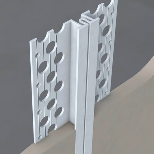 Render Plastic Expansion Movement Joint 10mm - 12mm 2.5 Metre - Transtools Online