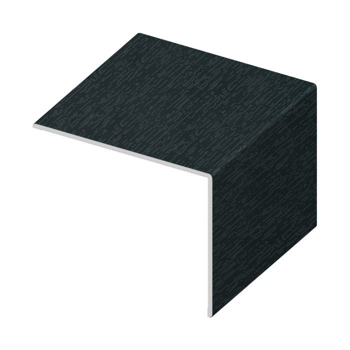 RIGID ANGLE ANTHRACITE WOODGRAIN PLASTIC 50MM X 50MM - 5 METRE - Transtools Online