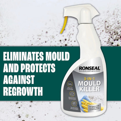 Ronseal 3 in 1 Mould Killer Spray 500ml 2
