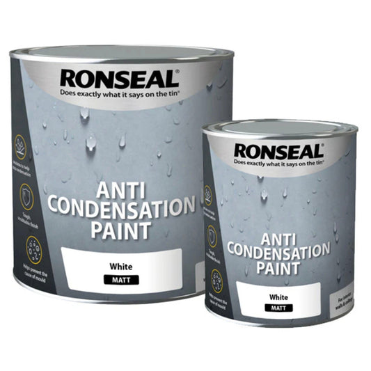 Ronseal Anti Condensation Paint - White Matt - Transtools Online