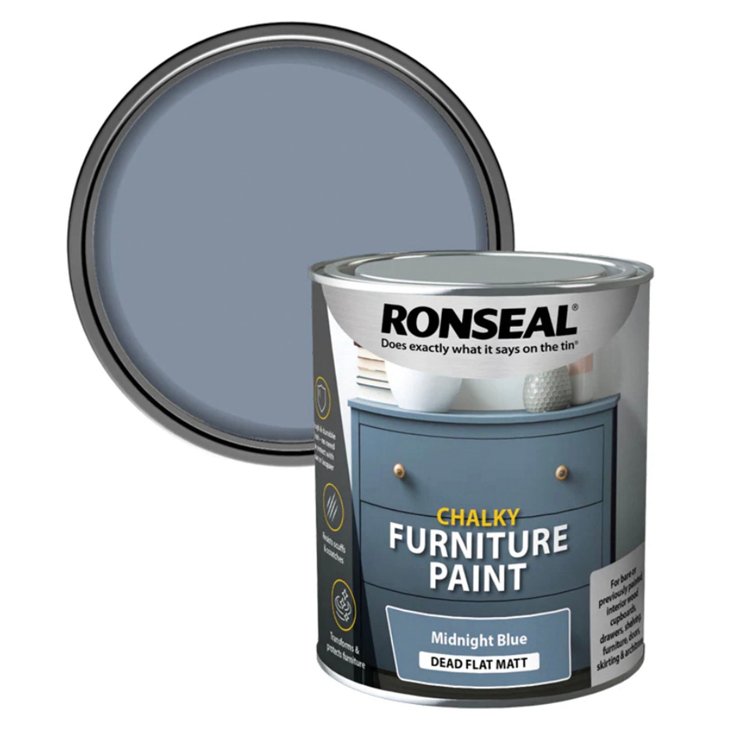 Ronseal Chalky Furniture Paint - 750ml