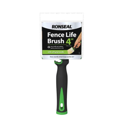 Ronseal Fence Life Brush Soft Grip 100mm - 4in