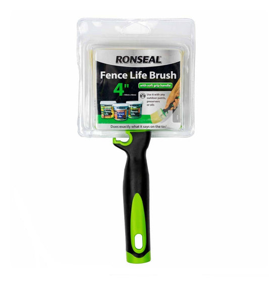 RONSEAL FENCE LIFE BRUSH SOFT GRIP - 100MM / 4IN - Transtools Online