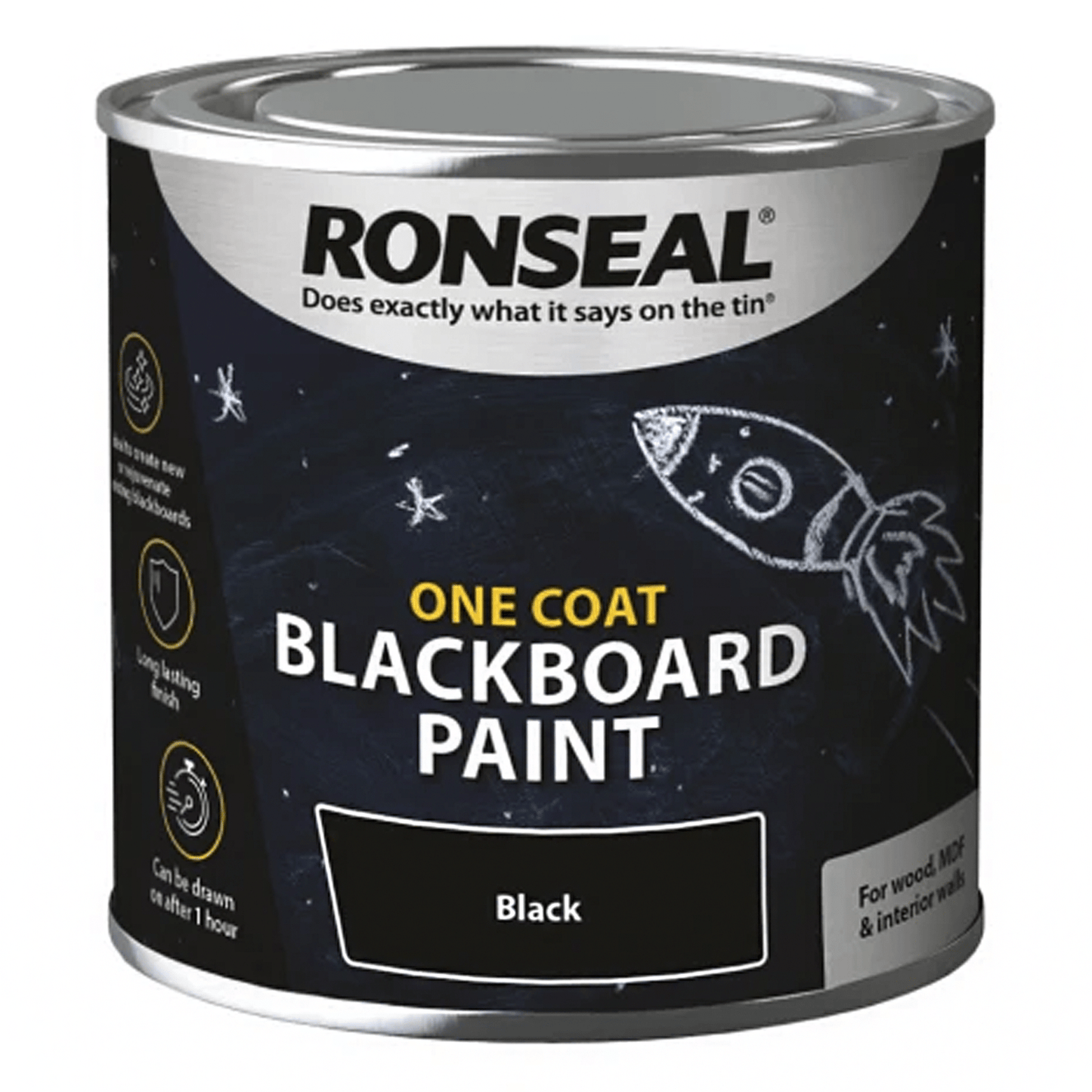 Ronseal One Coat Blackboard Paint 250ml