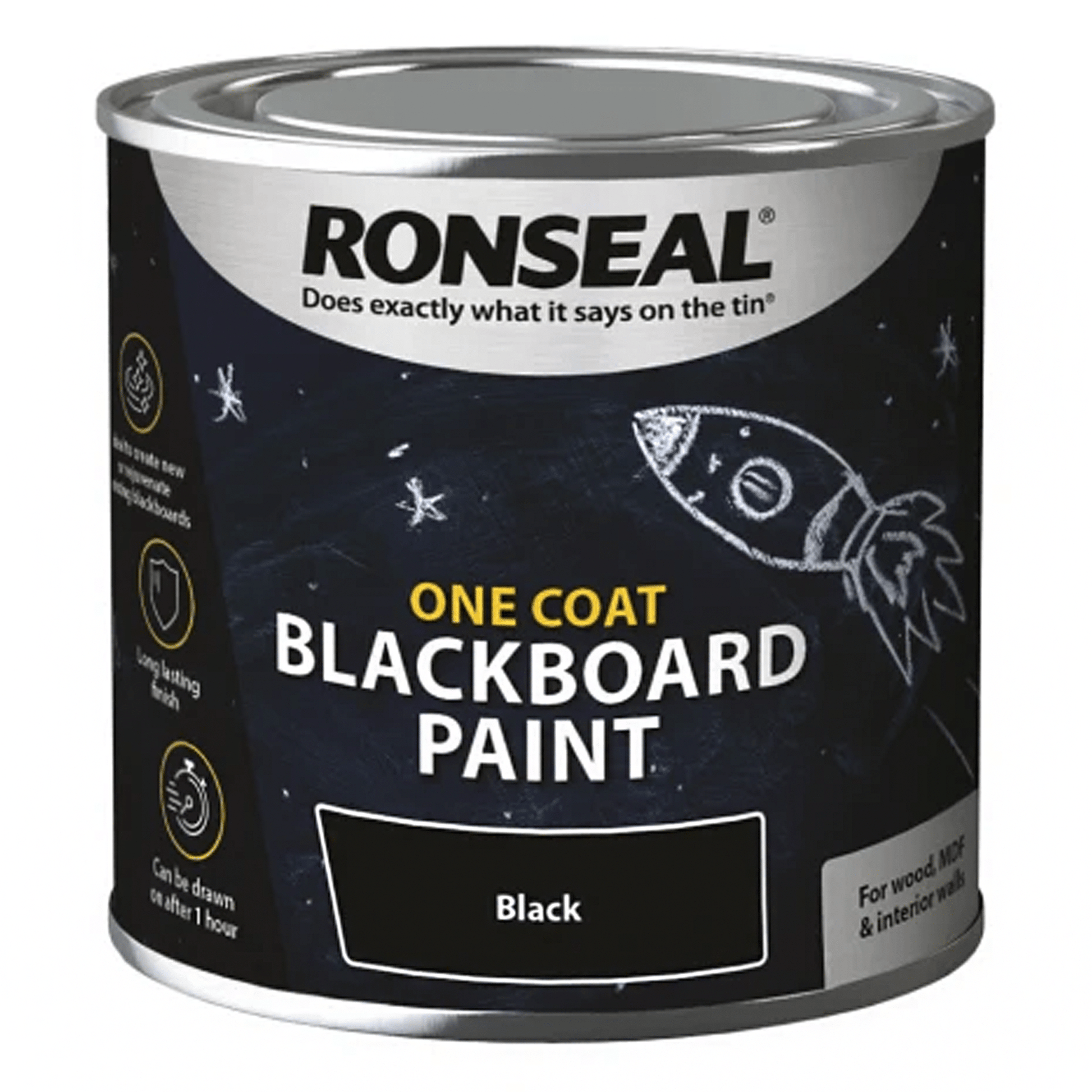 Ronseal One Coat Blackboard Paint 250ml