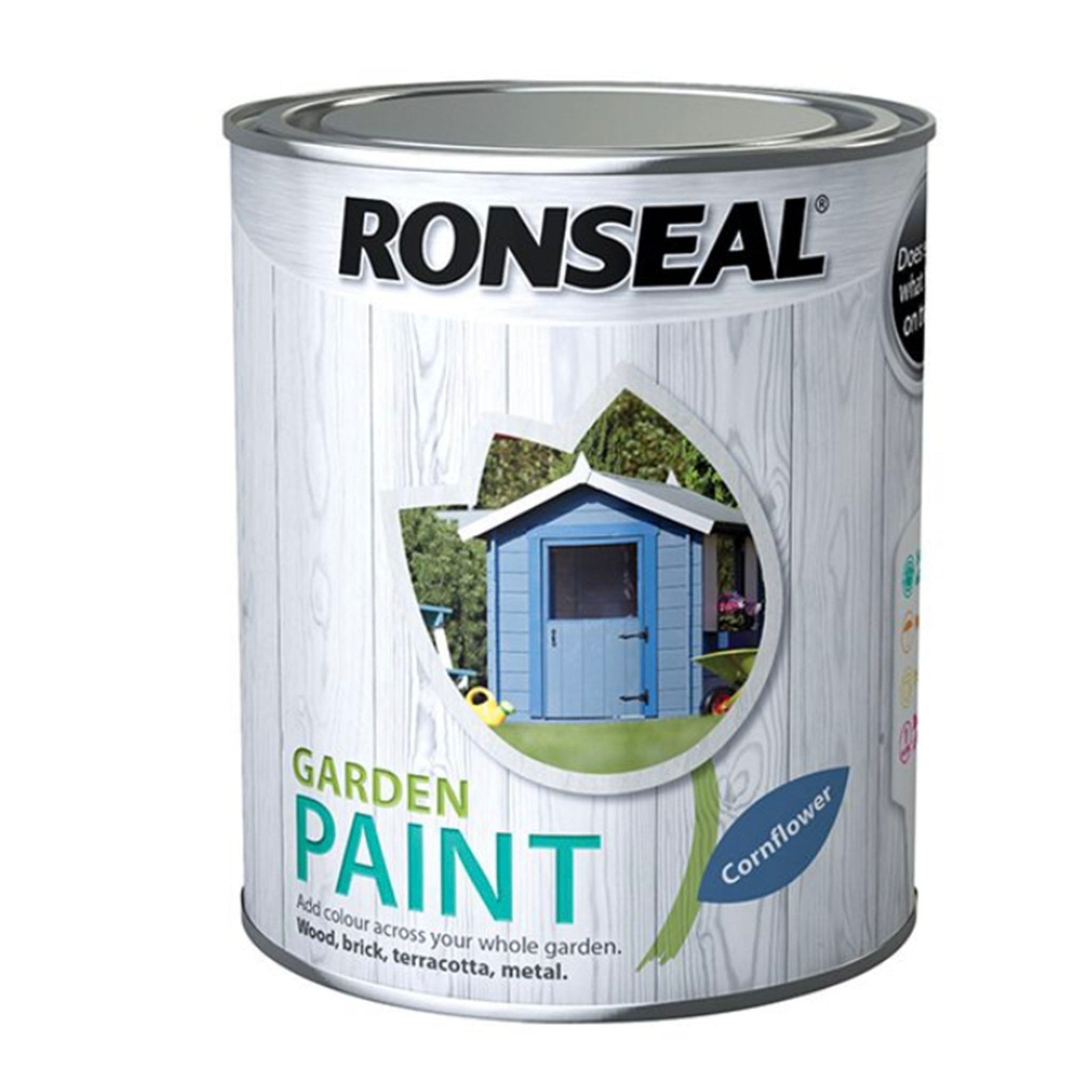 Ronseal Outdoor Garden Paint Cornflower - 750ml