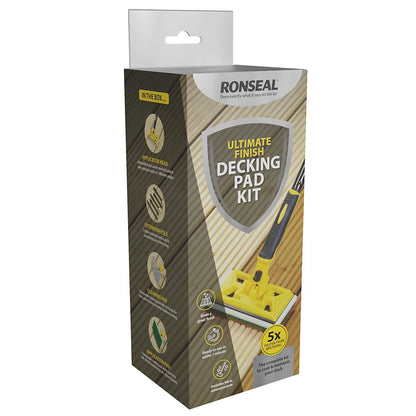 Ronseal Ultimate Finish Decking Pad Kit Boxed
