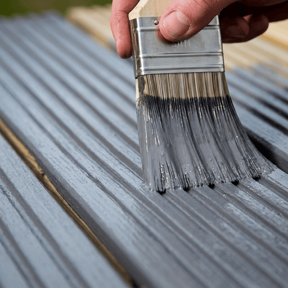 Ronseal Ultimate Protection Decking Stain being applied