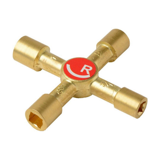 Rothenberger Brass Multipurpose 4 Way Key