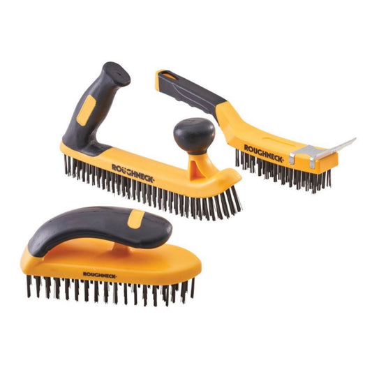 Roughneck Heavy Duty Wire Brush Set - 3 Piece - Transtools Online