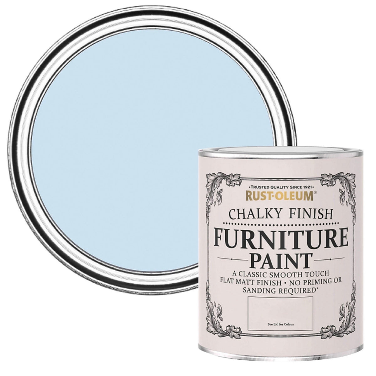Rust - Oleum Chalky Finish Wood Furniture Paint Smooth Matt Coating Water Based