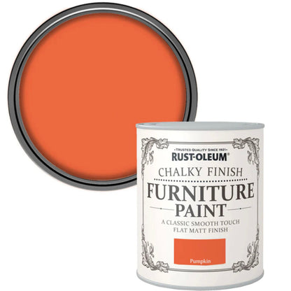 Rust - Oleum Chalky Finish Wood Furniture Paint Smooth Matt Coating Water Based