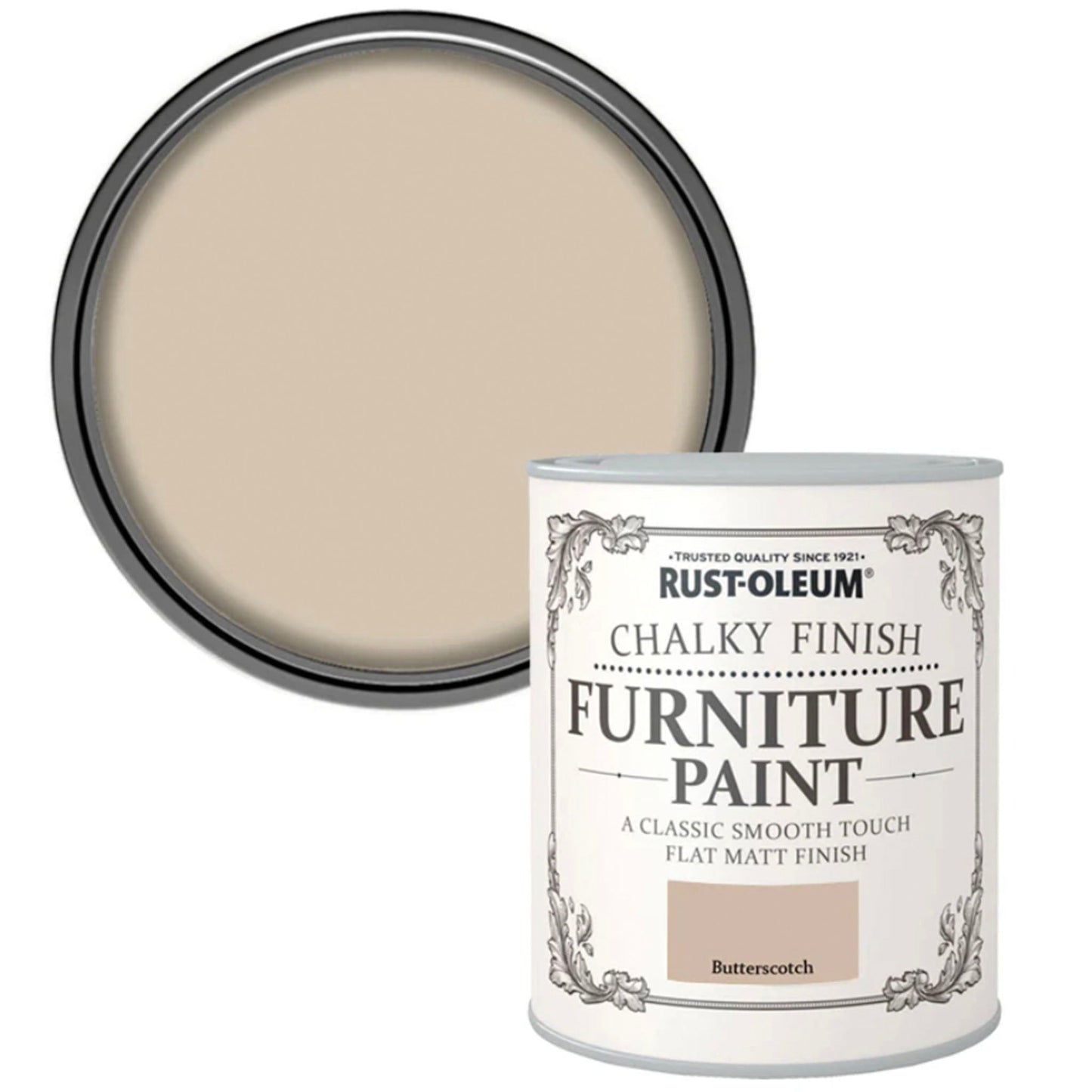 Rust - Oleum Chalky Finish Wood Furniture Paint - Transtools Online