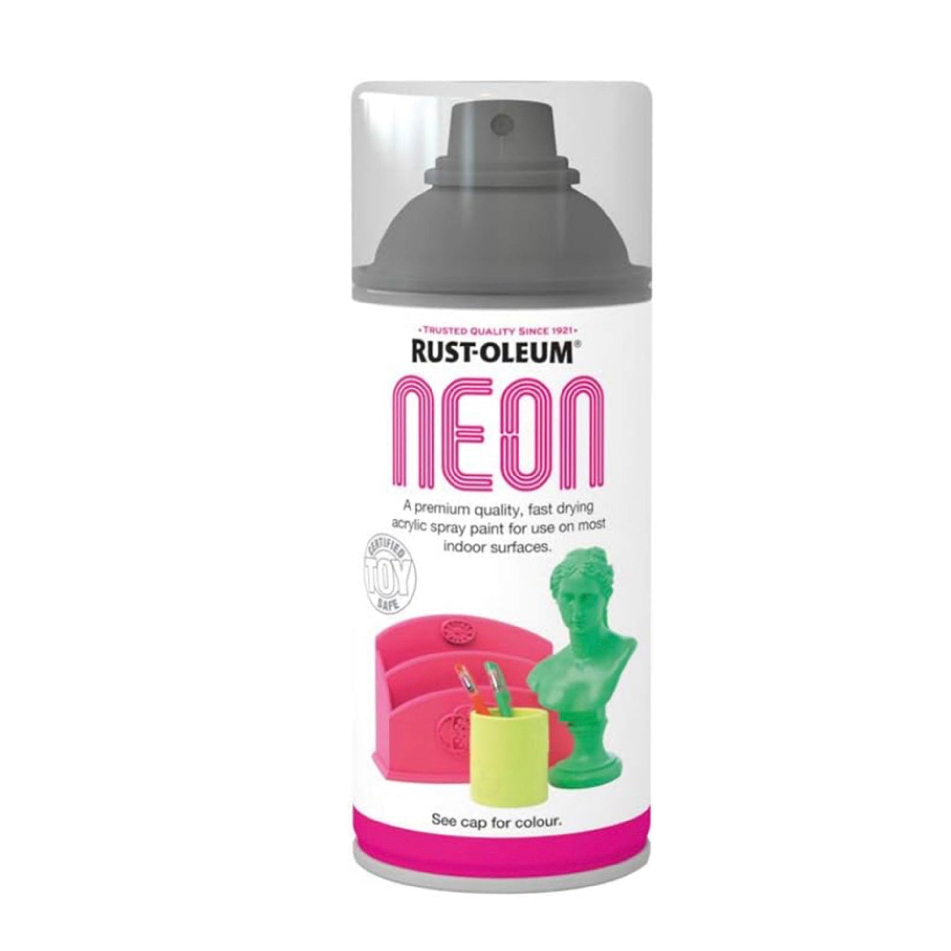 Rust - Oleum Craft Hobby Neon Pink Spray Paint - 150ml