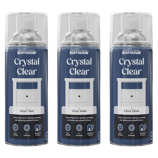 Rust-Oleum Crystal Clear Spray Protective Coat Clear - 400ml