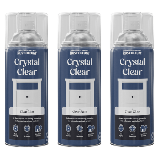 Rust-Oleum Crystal Clear Spray Protective Coat Clear - 400ml