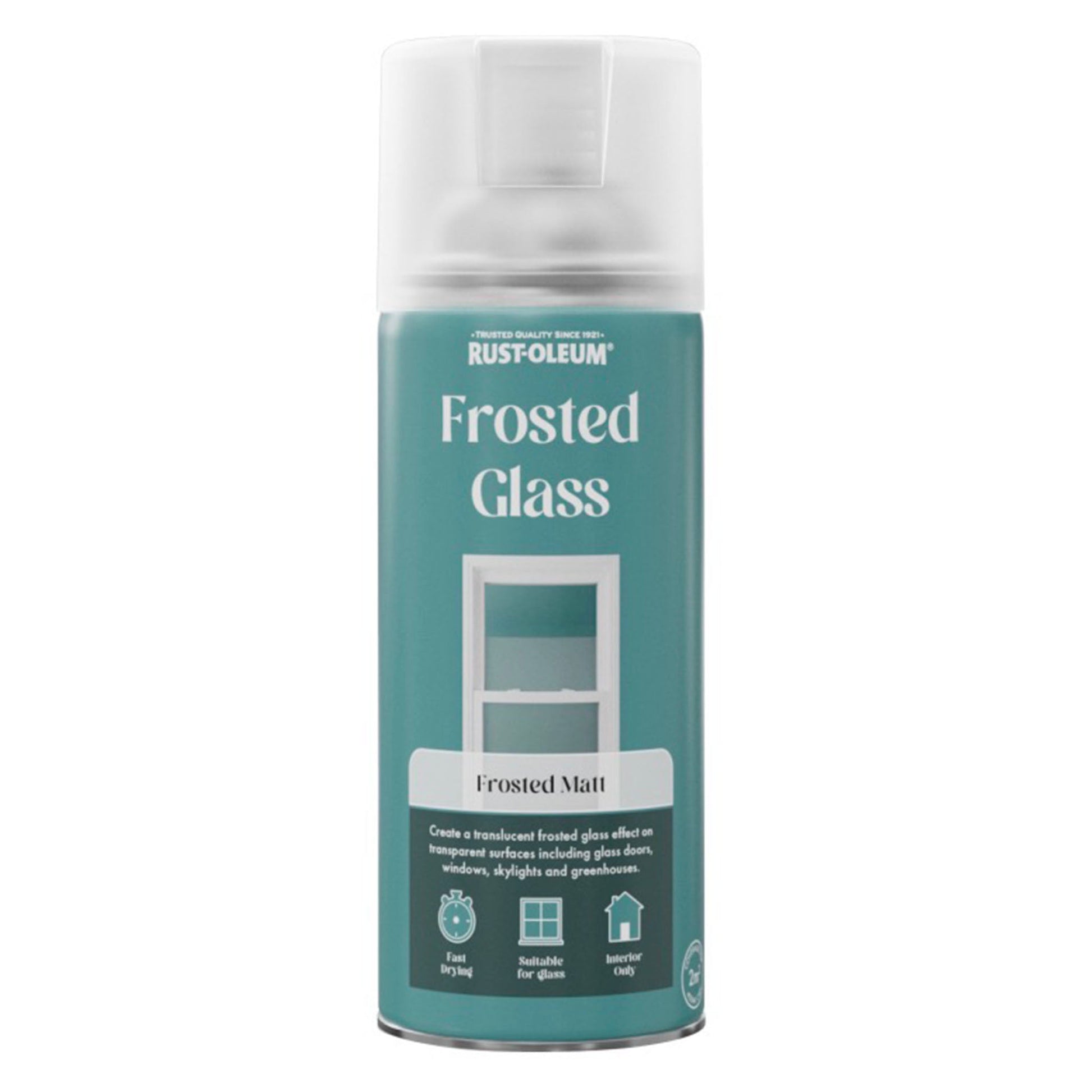 Rust - Oleum Frosted Glass Matt Spray Paint 400ml