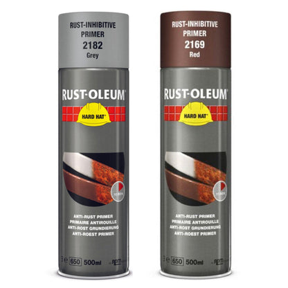 Rust-Oleum Hard Hat Spray Paint Rust-Inhibitive Primer
