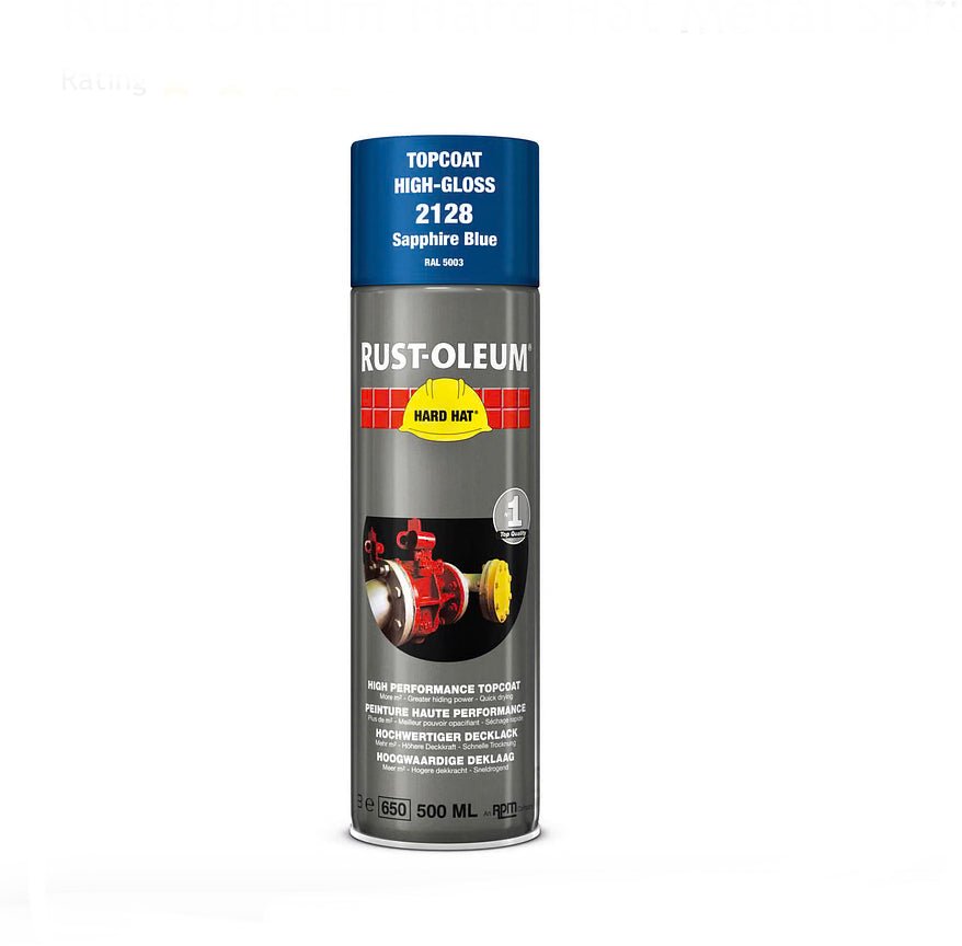 Rust - Oleum Hard Hat Top Coat Spray Paint - 500ml - Transtools Online