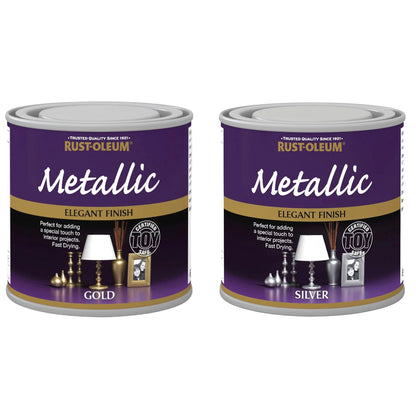 Rust - Oleum Metallic Toy - Safe Paint - 250ml Available in Silver or Gold