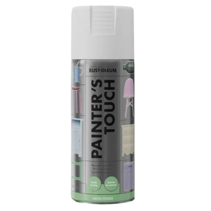 Rust-Oleum Painters Touch Multi-Purpose Spray Paint White Satin