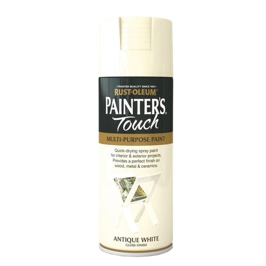 Rust - Oleum Painters Touch Multi - Purpose Spray Paint Antique White - 400ml - Transtools Online