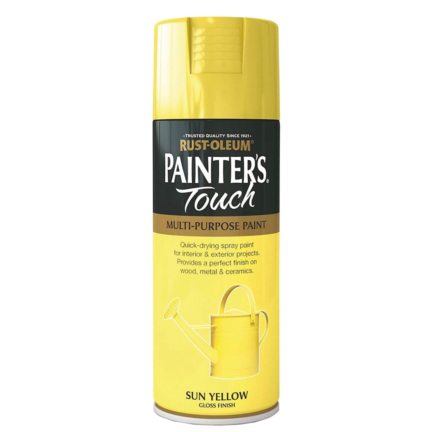 Rust - Oleum Painters Touch Multi - Purpose Spray Paint Sun Yellow - 400ml - Transtools Online