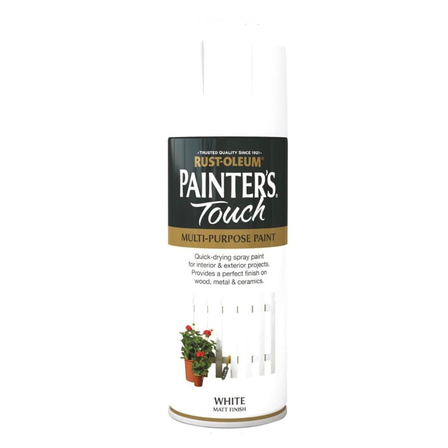 Rust - Oleum Painters Touch Multi - Purpose Spray Paint White Matt - 400ml - Transtools Online