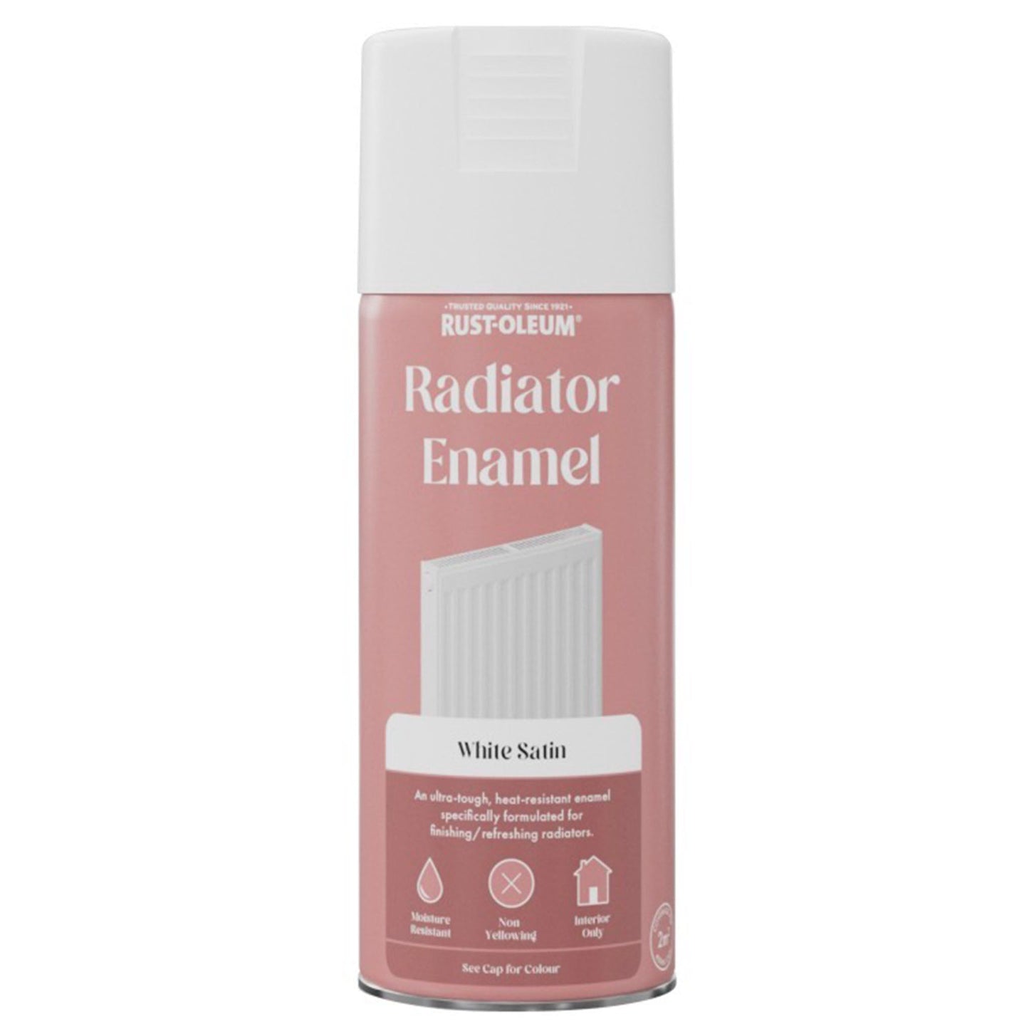 Rust-Oleum Radiator Enamel Spray Paint White Satin