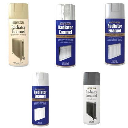 Rust - Oleum Radiator Enamel Spray Paint All Finishes 400ml - Transtools Online