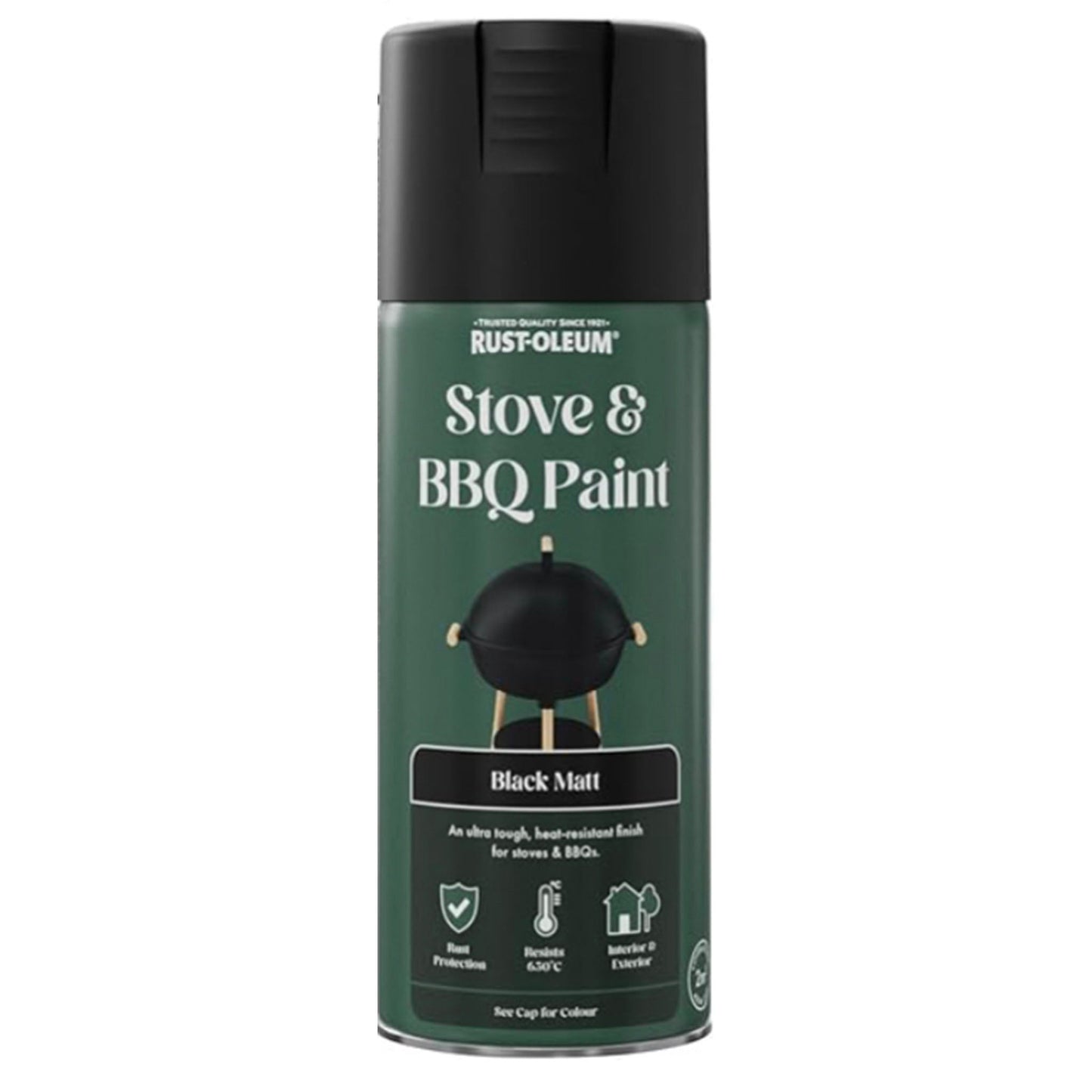 Rust-Oleum Stove and BBQ Heat Resistant Spray Paint Black