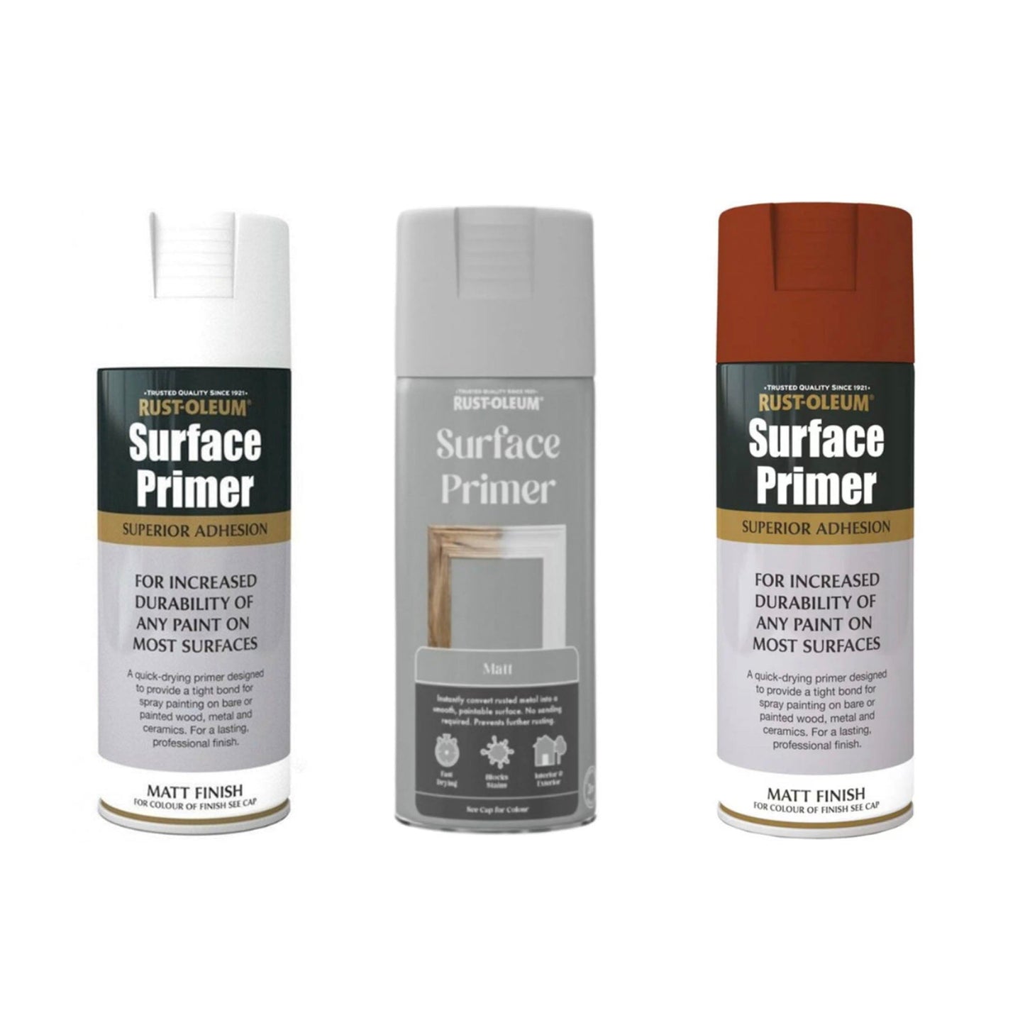 Rust - Oleum Surface Primer Aerosol - 400ml - Transtools Online