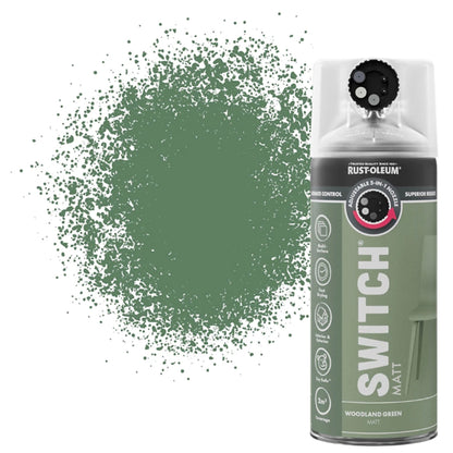 Rust-Oleum Switch 5 in 1 Spray Paint Woodland Green