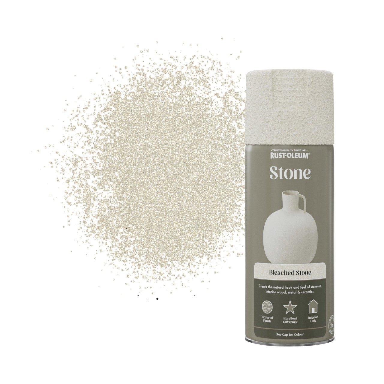 Rust-Oleum Textured Spray Paint 400ml Bleached Stone