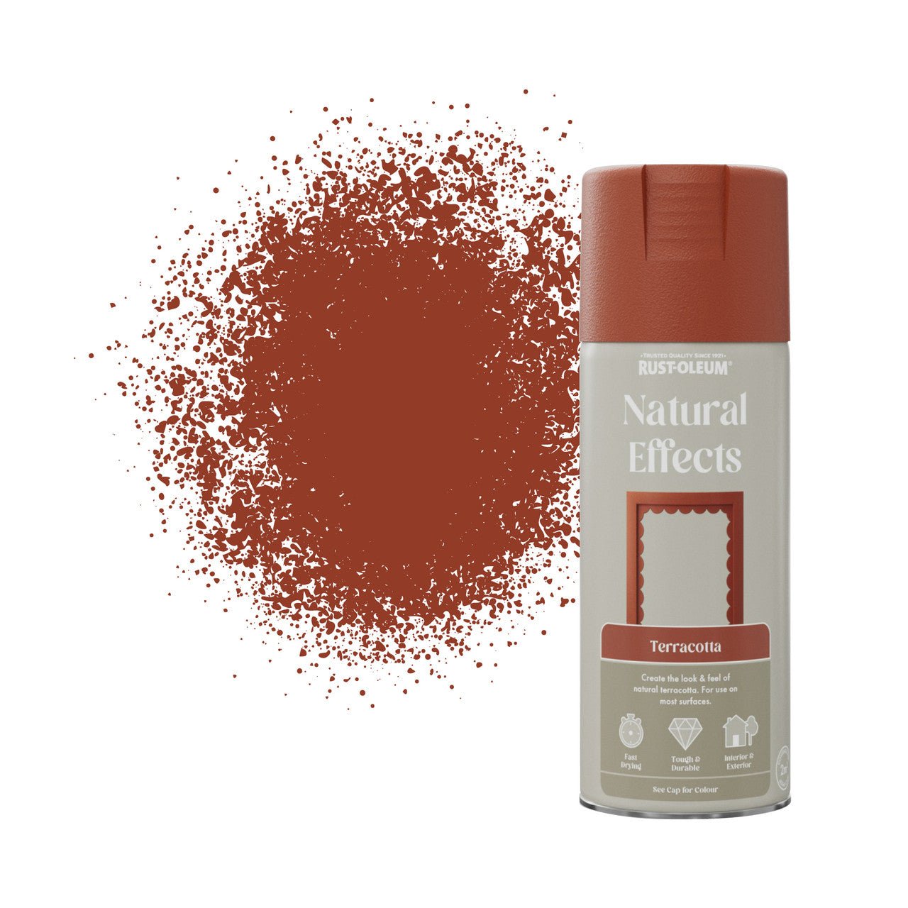 Rust-Oleum Textured Spray Paint 400ml Terracotta